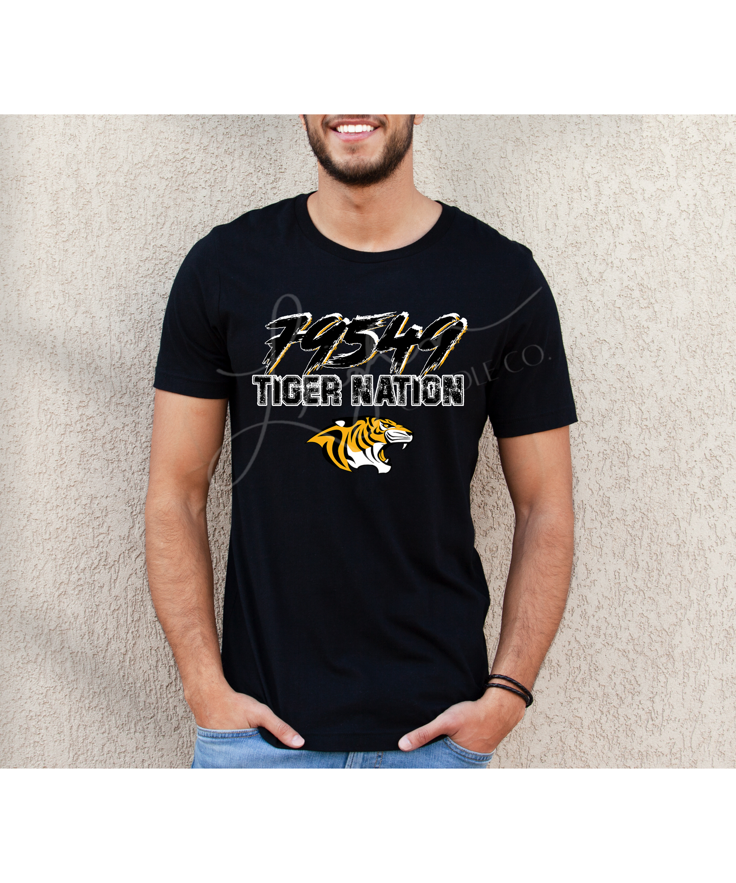 Unisex Zip Code Tiger Spirit Tee*PREORDER*