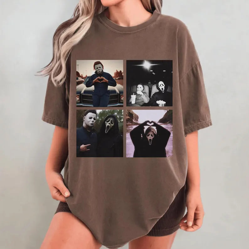 Ghostface & Michael Myers Halloween Tee *Preorder*