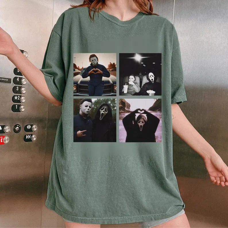 Ghostface & Michael Myers Halloween Tee *Preorder*