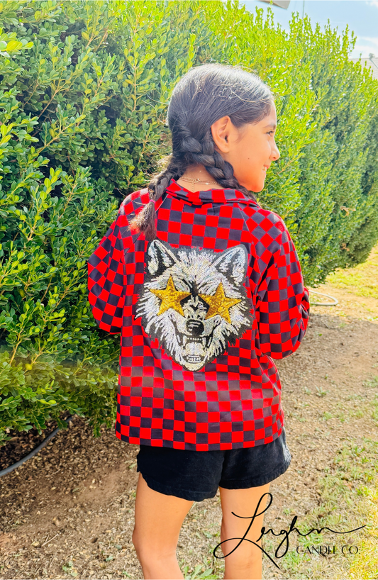 Pep Rally Pullover w/Sequin Mascot *Preorder*