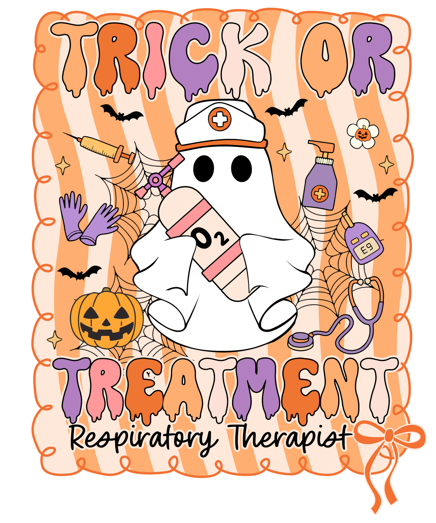 Halloween Respiratory Therapy Trick or Treatment Tee *Preorder*