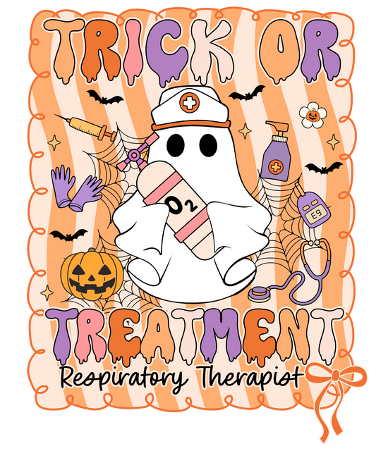 Halloween Respiratory Therapy Trick or Treatment Tee *Preorder*